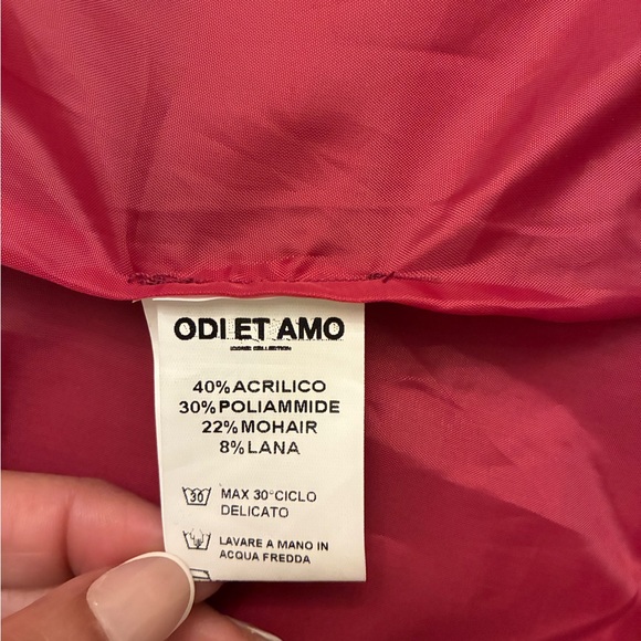 Women's Maroon Coat - Picture 10 of 12